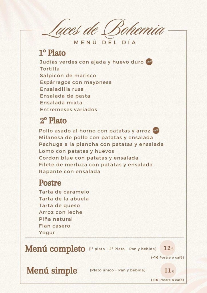 Menú del día  10/11/2025 - Imagen 1