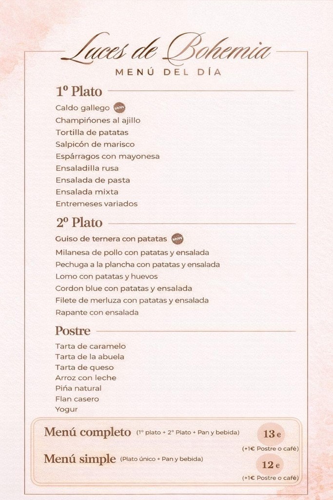 Menú del día  12/2/2026 - Imagen 1