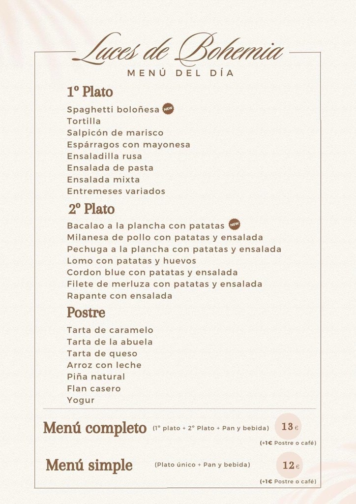 Menú del día  20/2/2026 - Imagen 1