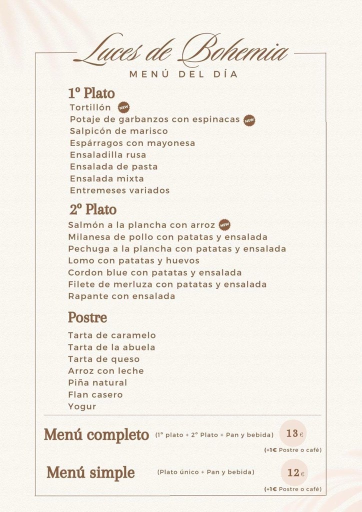 Menú del día  23/12/2025 - Imagen 1