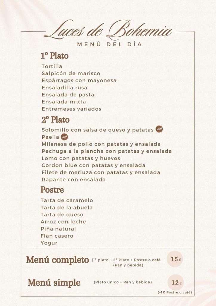 Menú del día 26/7/2025 - Imagen 1