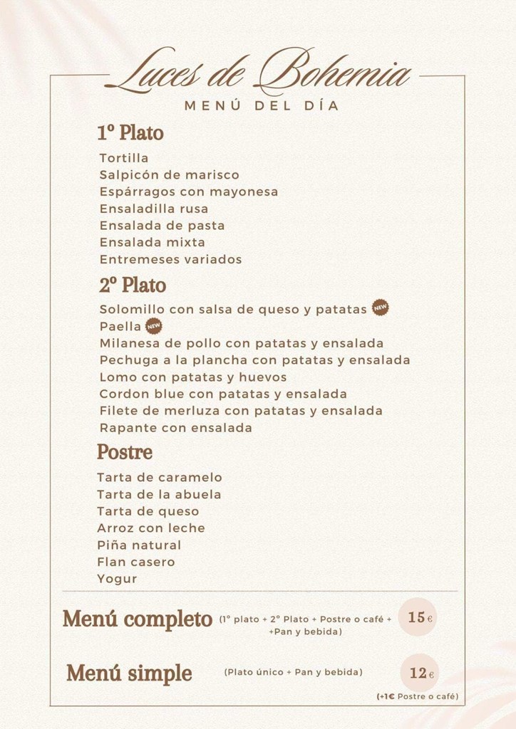 Menú del día  27/12/2025 - Imagen 1