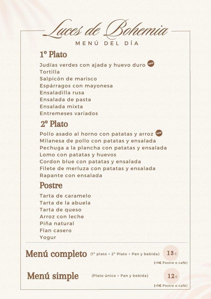 Menú día  1/6/2026 - Imagen 1
