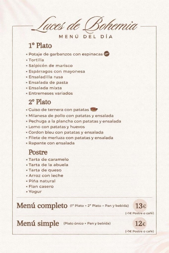 Menú día 12/3/2026 - Imagen 1