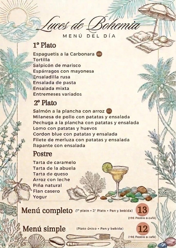 Menú día  14/7/2026 - Imagen 1