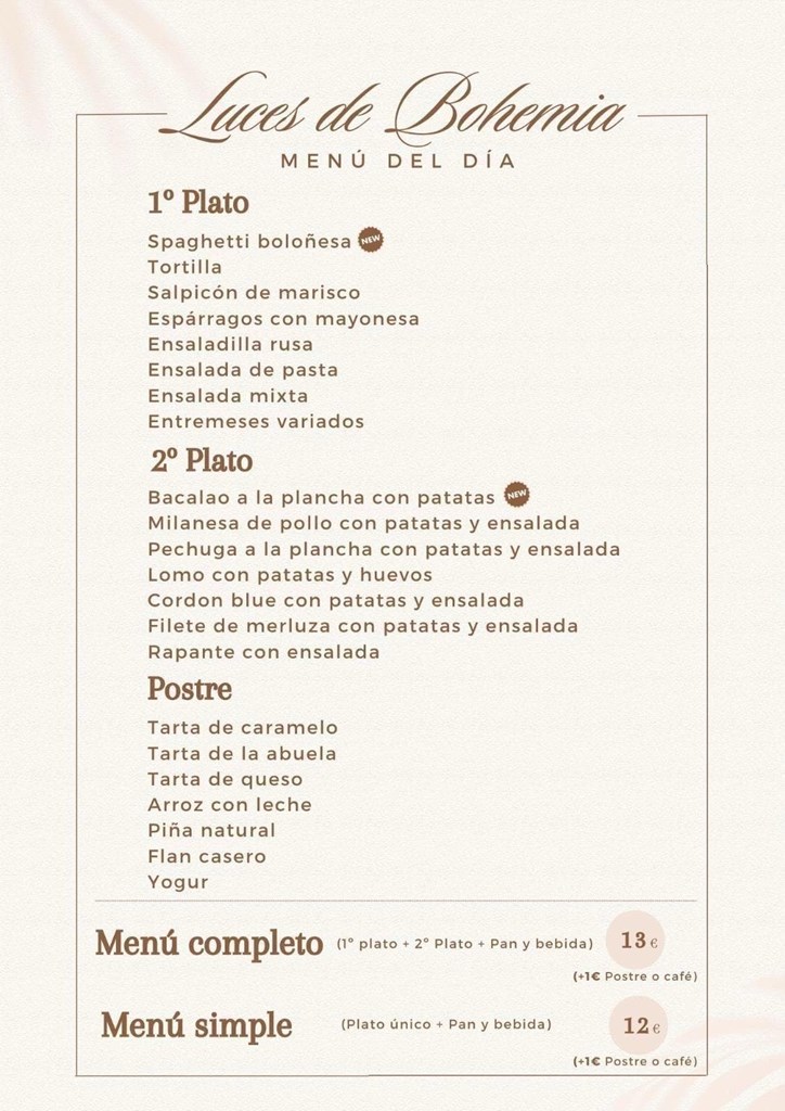 Menú día  15/5/2026 - Imagen 1