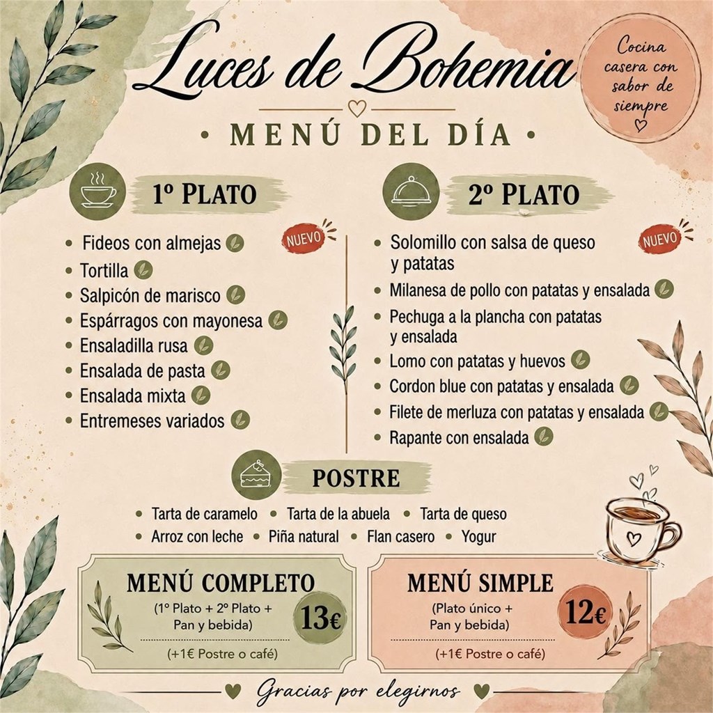 Menú día  2/9/2026 - Imagen 1