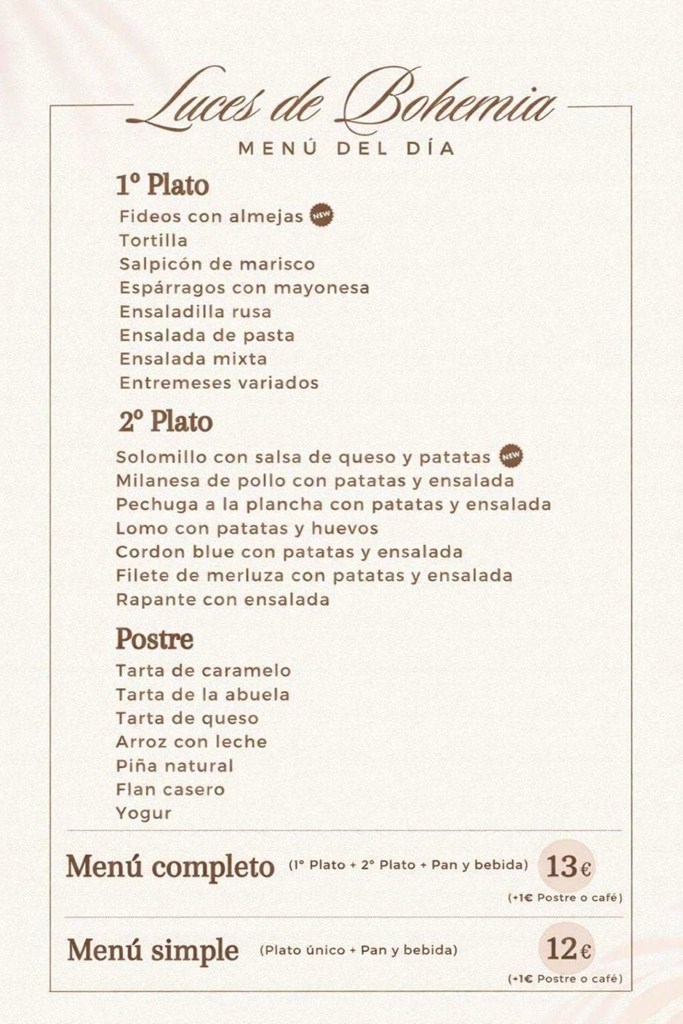 Menú día  20/5/2026 - Imagen 1