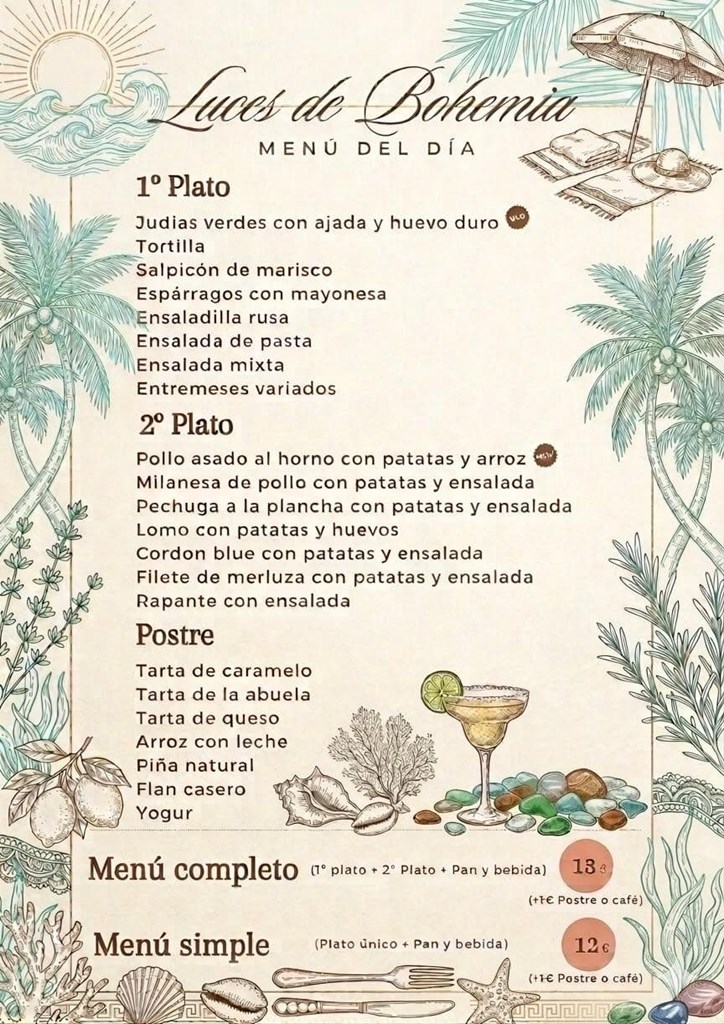 Menú día  22/6/2026 - Imagen 1