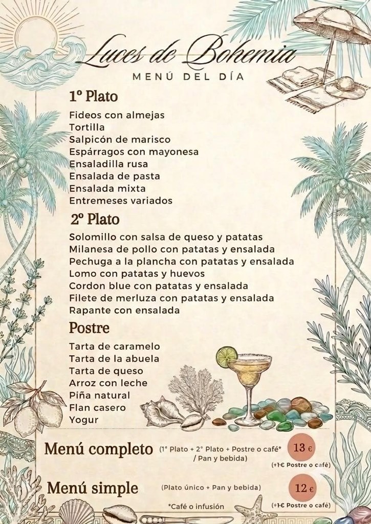 Menú día  23/6/2026 - Imagen 1
