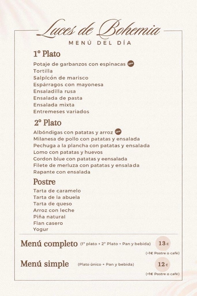 Menú día 26/3/2026 - Imagen 1