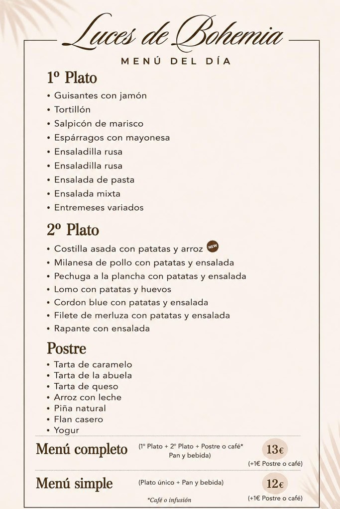 Menú día  28/5/2026 - Imagen 1
