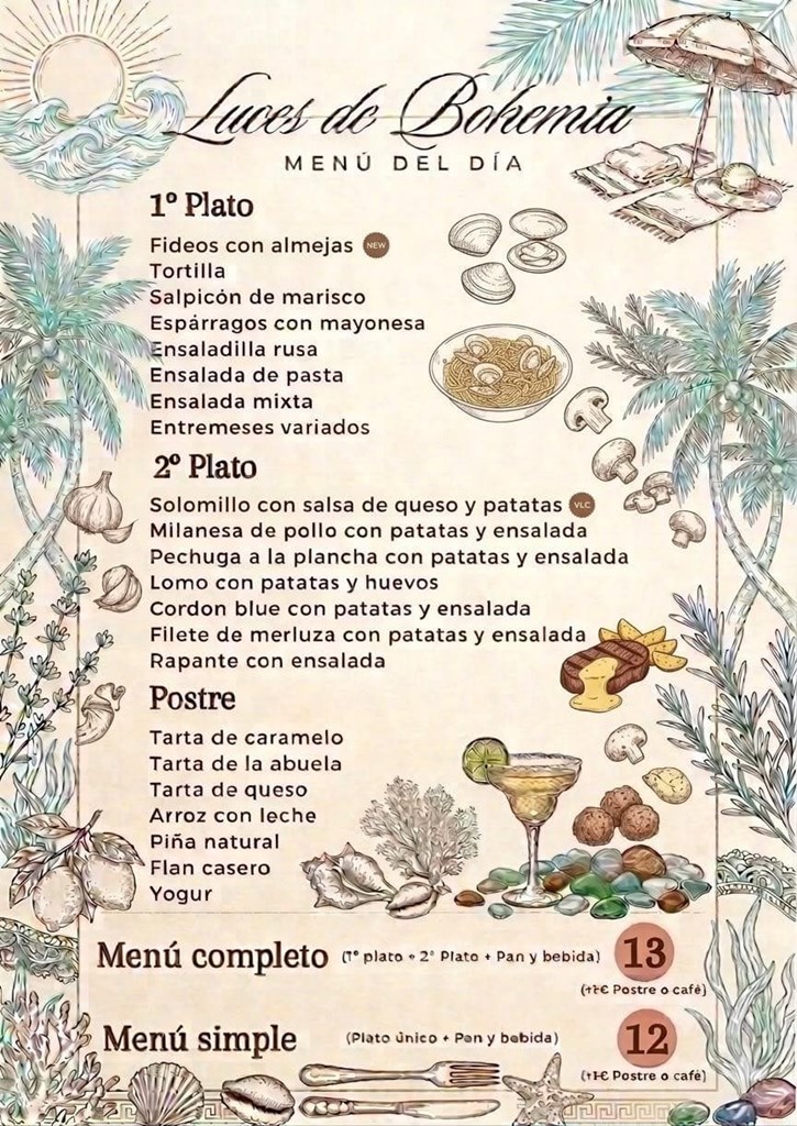 Menú día  29/7/2026 - Imagen 1