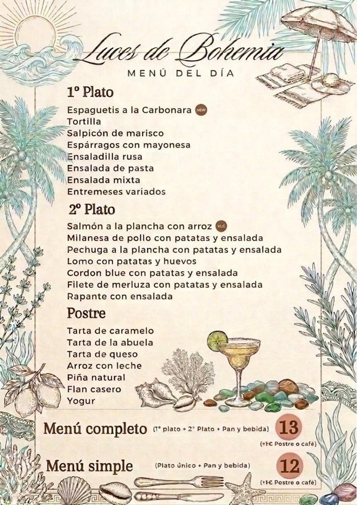 Menú día  30/6/2026 - Imagen 1