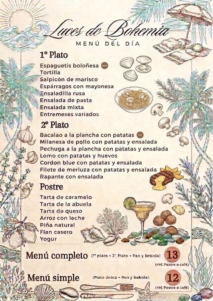 Menú día  31/7/2026 - Imagen 1