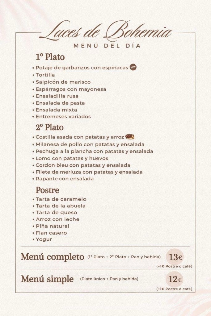 Menú día  7/5/2026 - Imagen 1