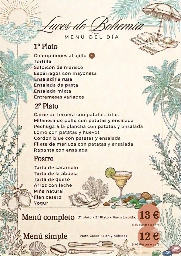 Menú día  9/7/2026 - Imagen 1