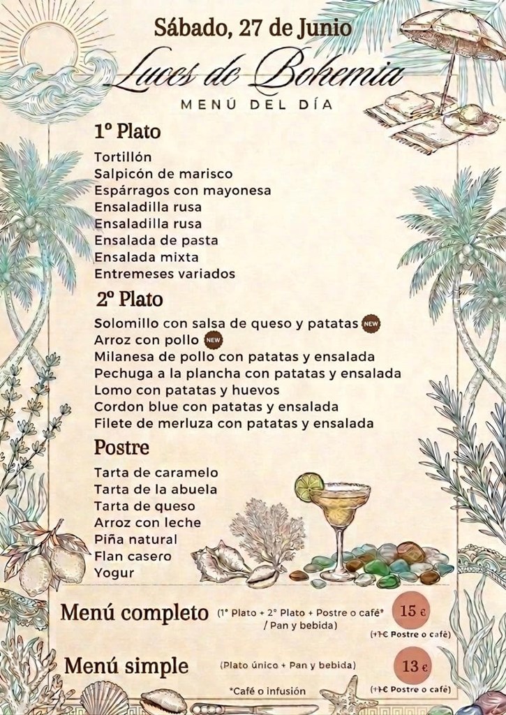 Menú  - Imagen 1